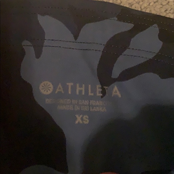 Athleta blue camo leggings - Picture 4 of 5